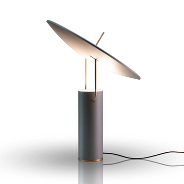 TX1 Grey - LED adjustable aluminium table lamp with dimmer by Martinelli Luce - view 3